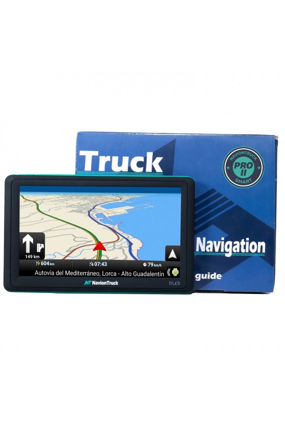 GPS de Caminhão Profissional - Navion X7 Truck PRO Smart com Atualizações Gratuitas