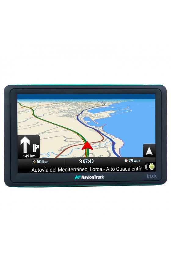 GPS de Caminhão Profissional - Navion X7 Truck PRO Smart com Atualizações Gratuitas